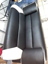 canapé cuir noir 3 places