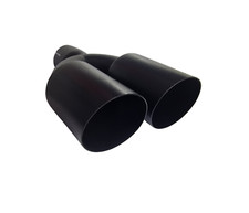 Embout D'Échappement Noir 2X