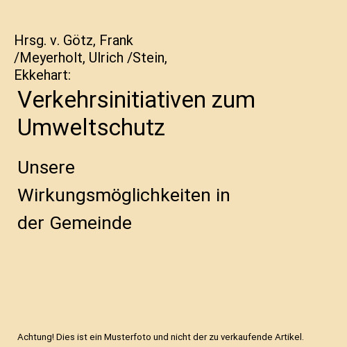 Verkehrsinitiativen zum
