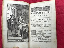 MOLIERE Les oeuvres  Tome V 1697 avec gravures RARE 14