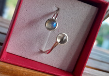 bague argent quartz rutilé et