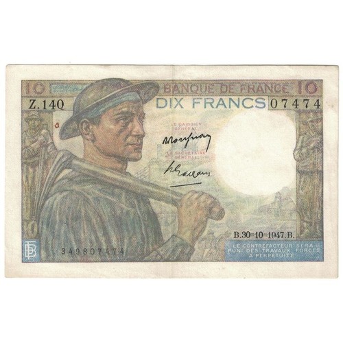 France francs mineur - 10,