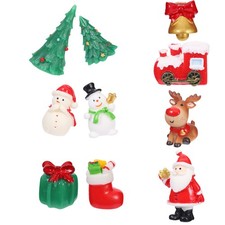 10pcs vitrine ornement décoration de bureau décoration de noël ornement de noël