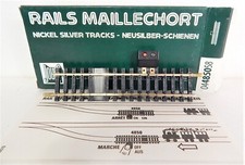 JOUEF UN RAILS INTERRUPTEUR 123 mm MAILLECHORT HO EN BOITE REF 4850