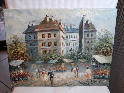 Huile sur toile - , louis