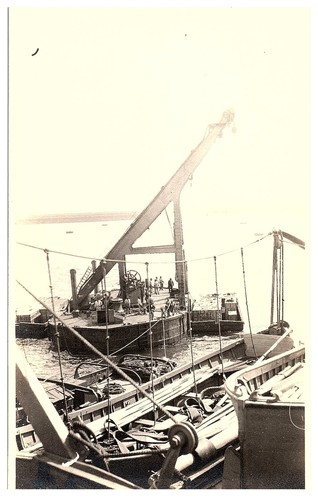 Bateau grue drague - drague, maritime
