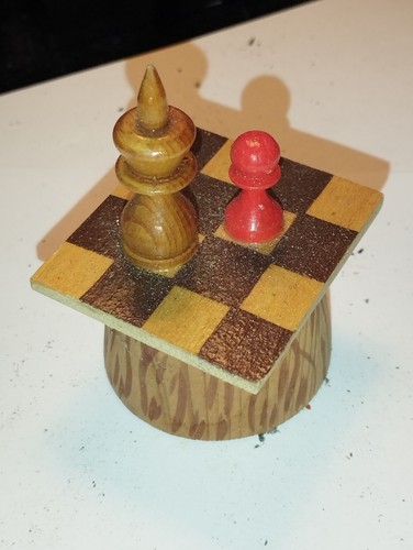 Jeu échec peint la - jeu, à