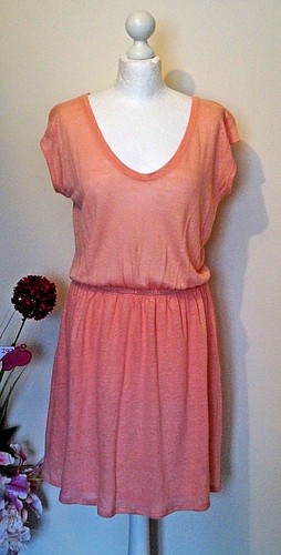 Vêtement femme robe saumon - robe,