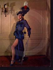 ARTISTE CHANTEUSE CABARET / PONT DE LA RIVIERE KWAI / Carte-disque postale SONIM