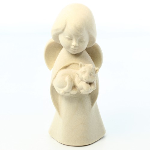 Statue ange bois 9cm - en,