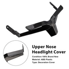 Carénage de phare avant supérieur pour Honda CBR650R 2024-2025 Carbon'