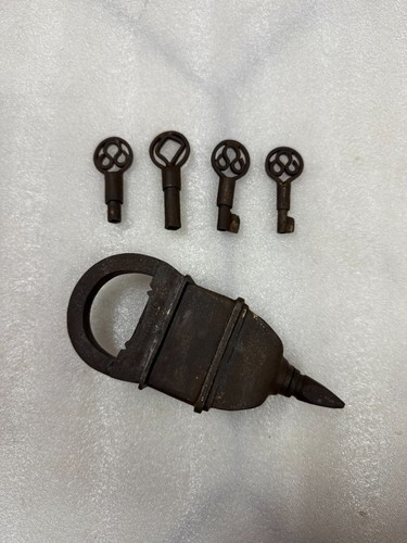 Cadenas ancien fer rare - cadenas, en