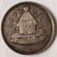 001/Jeton Assurances CAISSE PATERNELLE 1841/ Abeille +ARGENT-Bessaignet / Caqué