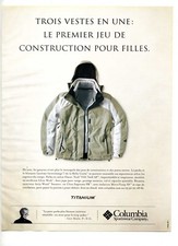 2004 / Veste manteau Columbia – Titanium / publicity / advertising