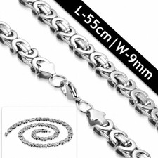 Chaine homme en acier maille