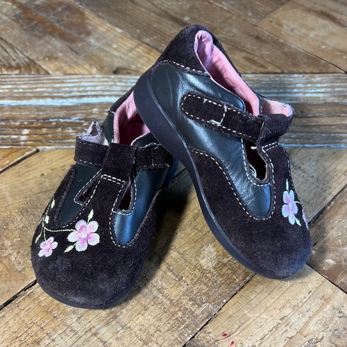 Pediped brown leather suede - leather,