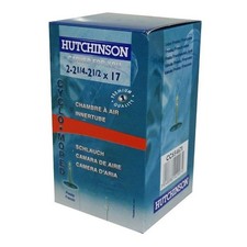 chambre 17" HUTCHINSON 2x17 - 2 1/4x17 - 2 1/2x17 Presta cyclomoteur