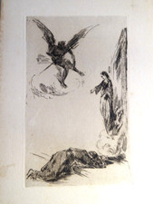 Ecole FRANCAISE XIX EAU FORTE