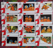 LOT de 12 TELECARTES TINTIN ET