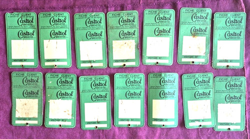 Castrol 14 fiches client - /,