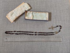 Vintage Ancien chapelet grenat