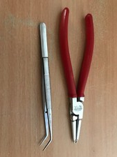 SAM - lot pince circlips 190-17A + pince brucelle SAM 355.2 NEUF