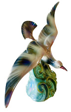 Statuette Oiseau barbotine