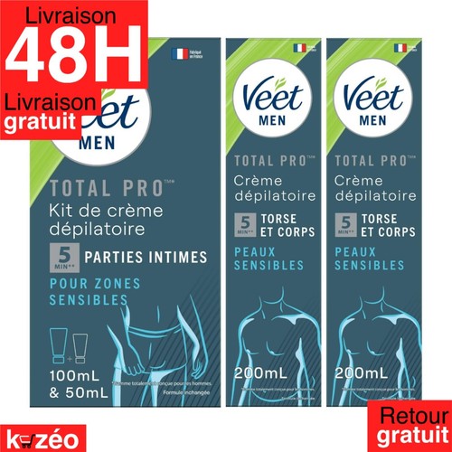Veet men kit - kit, Épilation