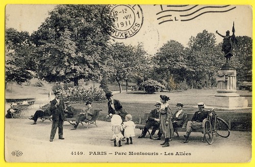 Cpa paris en - -, 1911