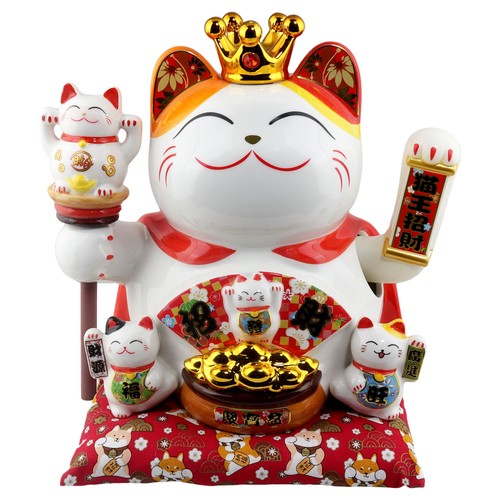 Chat chanceux signe - , porte