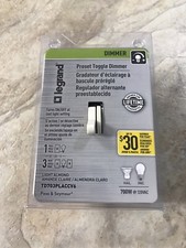 Legrand 1-Pole 3 Way Preset Toggle Dimmer Switch 700W TD703PLACCV6 (B)
