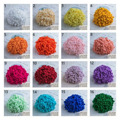 Coussin pompons 18m avec - coussin, À