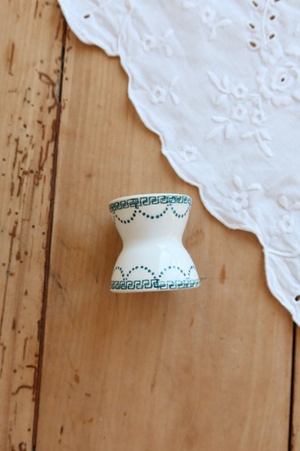 Coquetier diabolo ancien terre