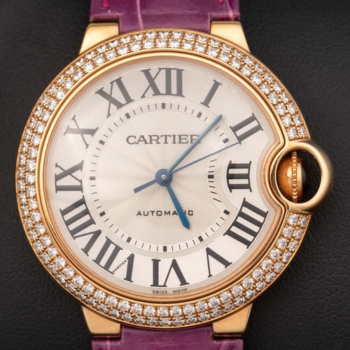 Montre cartier ballon - bleu, 36