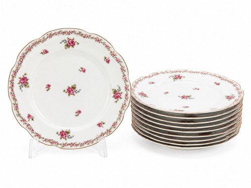 Lot assiettes creuses en - 10,