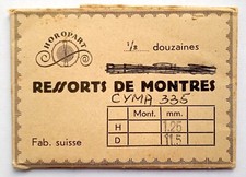 1X=1 Ressort Mainspring Cyma