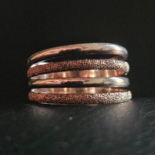 Bague maty argent - maty, massif