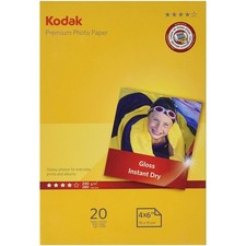 [5740-095] Kodak pack de 20 feuilles Papier photo "Premium", brillant, A6 (10...