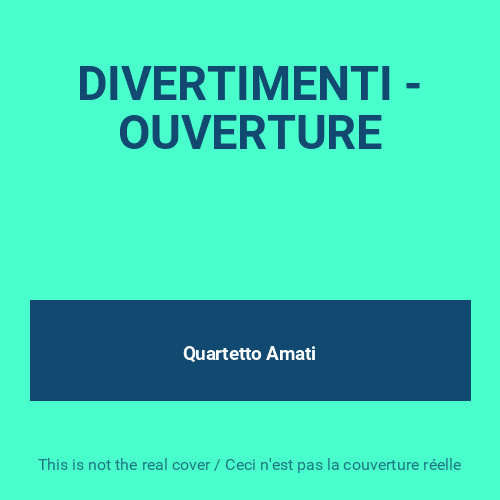 Divertimenti ouverture - -,