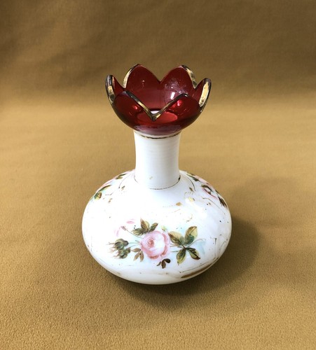 Ancien vase opaline - en,