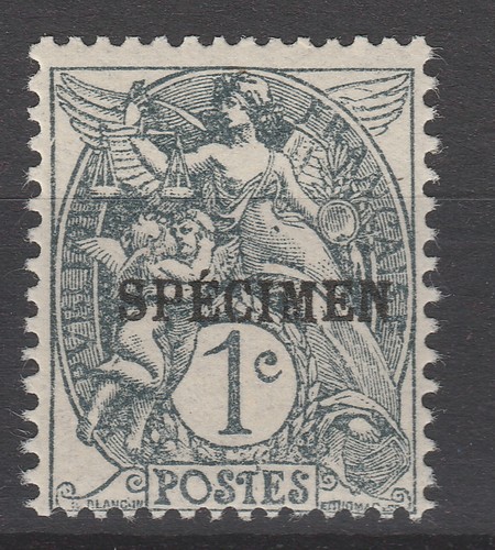 Timbre france type blanc - france, 1c