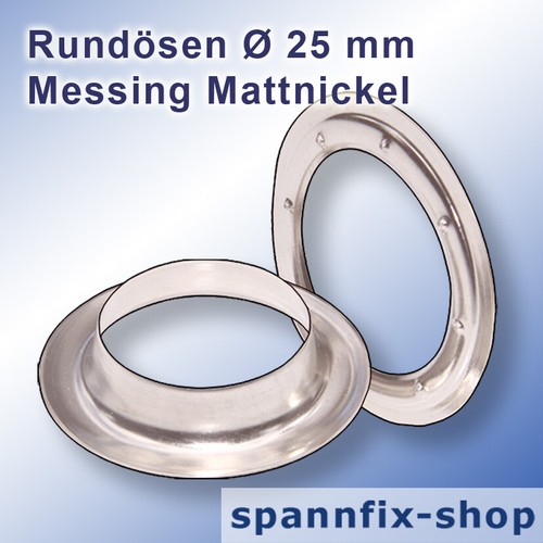 Oeillets ronds mm - mm, laiton