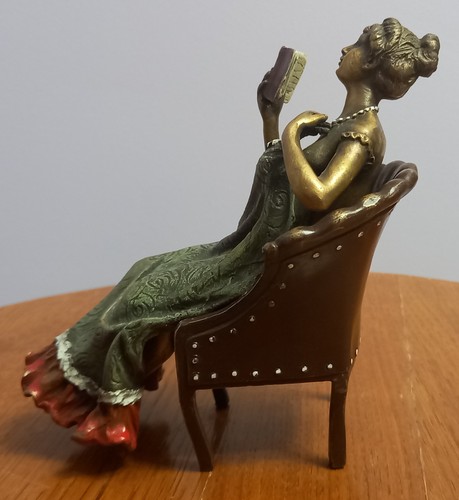 Important bronze polychrome - bronze,