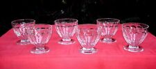 BACCARAT CHARMES 6 WATER CRYSTAL GLASSES 6 VERRES A EAU CRISTAL TAILLÉ ART DECO