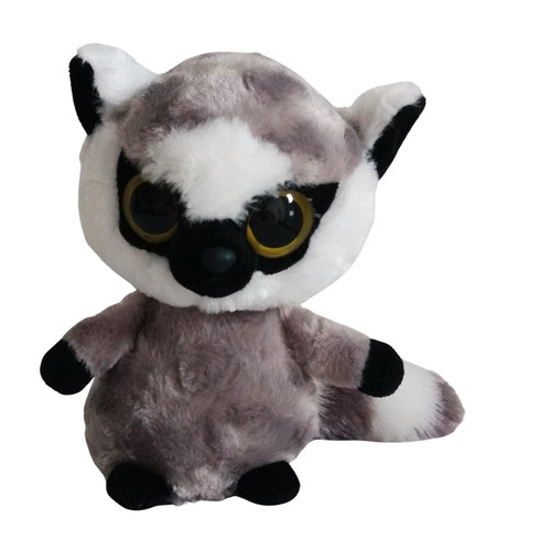 Peluche raton laveur gris - , et