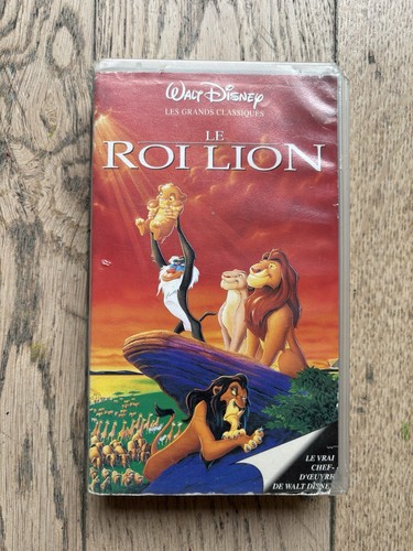 Cassette vidéo vhs le roi - cassette,