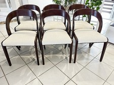 Suite de 6 Chaises maison Baumann Modèle Gondole 1970