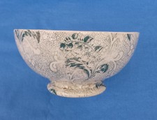 Ancien Bol Faïence Creil & Montereau Vert