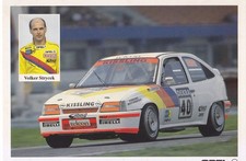 carte voiture course OPEL  KADETT  GSI  16V  VOLKER  STRYCEK