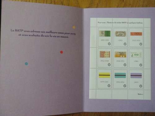 Ratp planches de timbres - ratp,